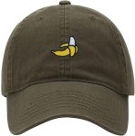 Baseball Cap for Men Women Banana Peel Embroidered Washed Cotton Dad Hat Baseball Caps