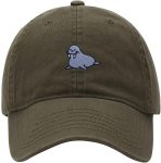 Baseball Cap for Men Women Walrus Embroidered Washed Cotton Dad Hat Baseball Caps