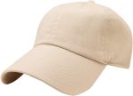 Classic Baseball Cap Dad Hat 100% Cotton Soft Adjustable Size