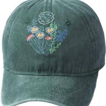 Green Dad Hat Men Women Embroidered Baseball Cap Low Profile Father's Day  Hat Vintage Adjustable Washed Unisex