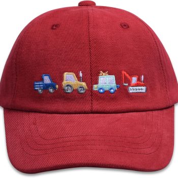 Kids Embroidered Baseball Caps Adjustable Boys Girls Dinosaur Trucker Cap Toddler Beach Sun Hats