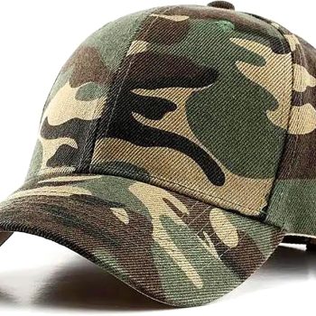 Baseball Cap for Men Women Adjustable Outdoor Sports Hat American Flag Camo Classic Style