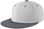 Flat Bill Visor Classic  Hat Blank Adjustable Brim High Top End Trendy Color Style Plain Tone Baseball Cap